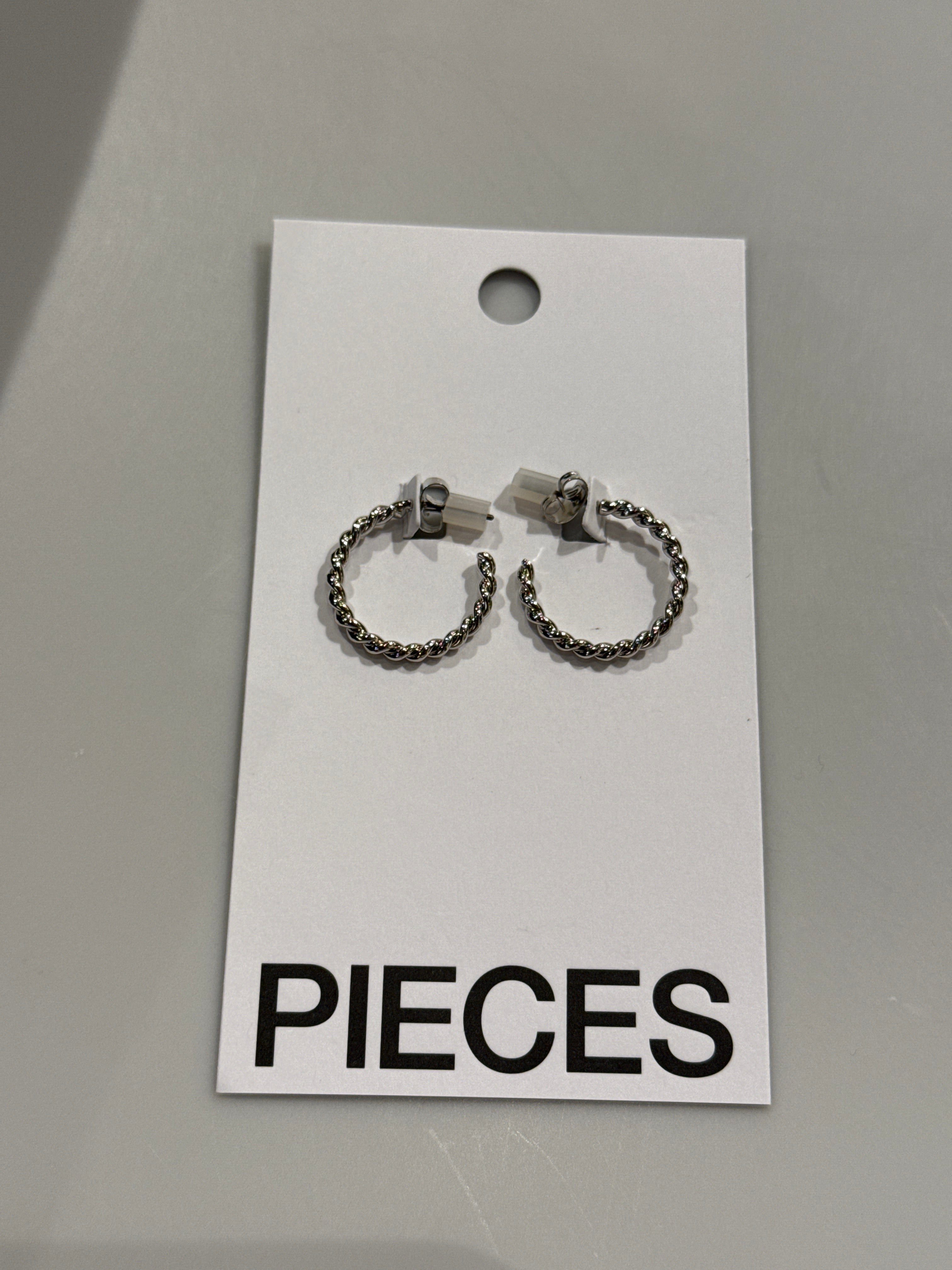 PCALLINA Earrings - Silver Colour